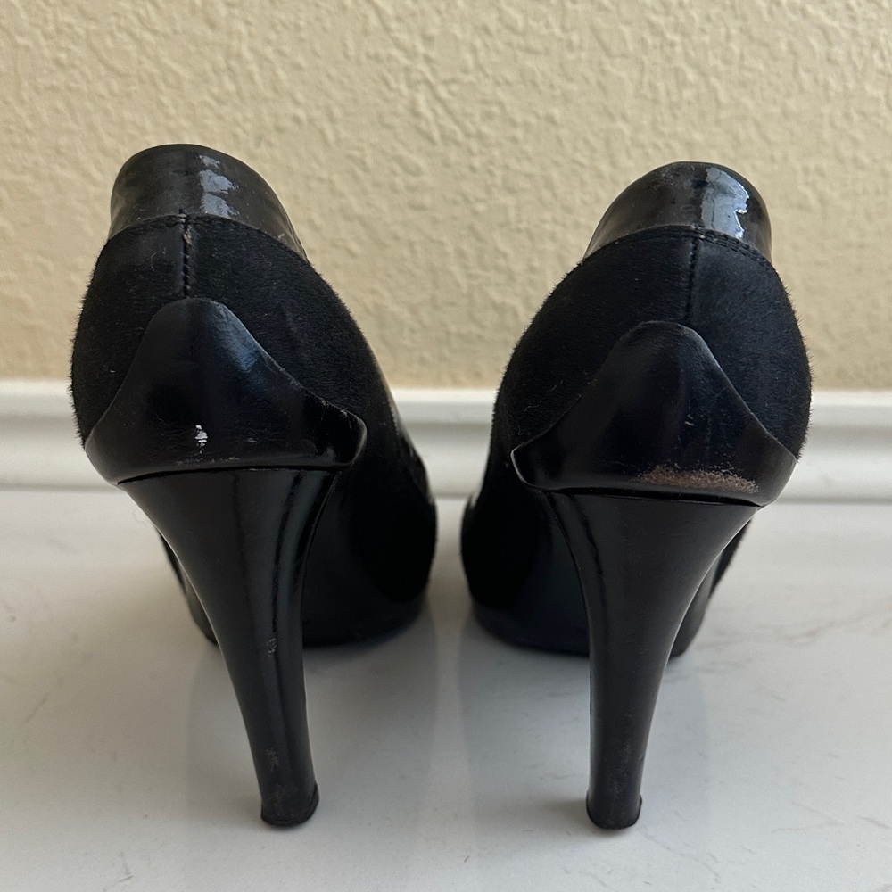 Jil Sander Pony Hair and Patent Leather High Heel - Picture 6 of 10